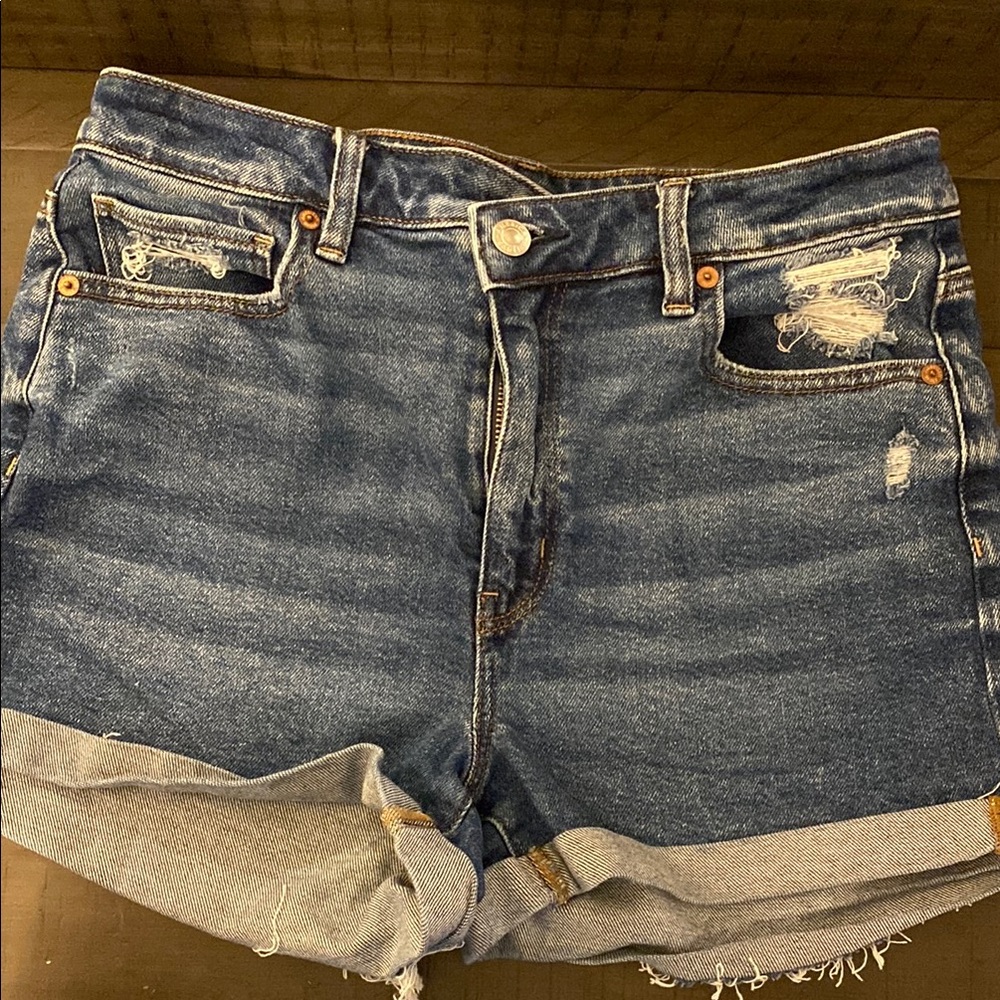 American Eagle Dark Denim Shorts